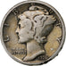 Stati Uniti, Dime, Mercury Dime, 1926, U.S. Mint, Argento, MB, KM:140