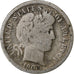 Stati Uniti, Dime, Barber Dime, 1908, U.S. Mint, Argento, MB, KM:113