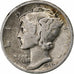 Estados Unidos, Dime, Mercury Dime, 1940, U.S. Mint, Plata, BC+, KM:140