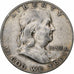 Verenigde Staten, Half Dollar, Franklin Half Dollar, 1952, Denver, Zilver, FR+