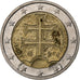 Slovakia, 2 Euro, Double Cross, 2009, Kremnica, Bi-Metallic, MS(63)