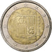 Andorra, 2 Euro, Coat of arms of Andorra, 2014, Madrid, Bi-metallico, SPL