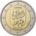 Lettonia, 2 Euro, Vidzeme, 2016, Vilnius, Bi-metallico, SPL