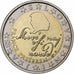 Slovenië, 2 Euro, The poet France Prešeren, 2007, Vantaa, Bi-Metallic, UNC-