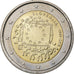 Slovenia, 2 Euro, 30 Years of European Union Flag, 2015, Rome, Bi-metallico, SPL