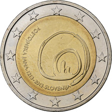 Slovenia, 2 Euro, Postojna Cave, 2013, Kremnica, Bi-metallico, SPL