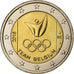 Belgium, 2 Euro, Summer Olympics 2016 in Rio de Janeiro, 2016, Bi-Metallic