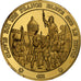 Francia, medaglia, Clovis Roi des Francs, Gold plated silver, L'Histoire de