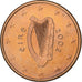 Irlande, 5 Euro Cent, 2002, Dublin, Cuivre plaqué acier, SPL