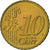 Países Baixos, 10 Euro Cent, 2001, Utrecht, Aço Cromado a Cobre, MS(63)