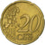 Grecja, 20 Euro Cent, 2002, Athens, Nordic gold, MS(63)