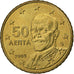 Grecia, 50 Euro Cent, 2003, Athens, Nordic gold, SPL