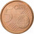 Espanha, 5 Euro Cent, 2005, Madrid, Aço Cromado a Cobre, MS(60-62)