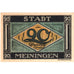 Germany, Meiningen Stadt, 20 Pfennig, valeur faciale 1, 1921, 1921-07-21