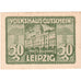 Duitsland, Leipzig Stadt, 50 Pfennig, Batiment 9, 1922, 1922-06-30, SPL+