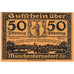 Alemania, Munchenbernsdorf, 50 Pfennig, 1921-08-01, SC+