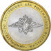 Russia, 10 Roubles, 2002, Moscow, Bi-Metallic, AU(55-58), KM:752