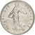 Francja, 1/2 Franc, Semeuse, 1970, Paris, Nikiel, AU(50-53), Gadoury:429