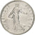 Francja, 1/2 Franc, Semeuse, 1971, Paris, Nikiel, AU(50-53), Gadoury:429