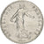 Francja, 1/2 Franc, Semeuse, 1975, Paris, Nikiel, AU(50-53), Gadoury:429