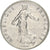 Francja, 1/2 Franc, Semeuse, 1977, Paris, Nikiel, AU(55-58), Gadoury:429