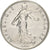 Francja, 1/2 Franc, Semeuse, 1991, Paris, Nikiel, AU(55-58), Gadoury:429