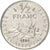 Francja, 1/2 Franc, Semeuse, 1991, Paris, Nikiel, AU(55-58), Gadoury:429