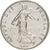 Francja, 1/2 Franc, Semeuse, 1987, Paris, Nikiel, AU(55-58), Gadoury:429