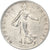 Francia, 50 Centimes, Semeuse, 1917, Paris, Argento, BB+, Gadoury:420