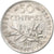 Francia, 50 Centimes, Semeuse, 1917, Paris, Argento, BB+, Gadoury:420