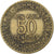 Francia, 50 Centimes, Chambre de commerce, 1925, Alluminio-bronzo, BB, KM:884