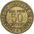 Francia, 50 Centimes, Chambre de commerce, 1924, Alluminio-bronzo, BB, KM:884