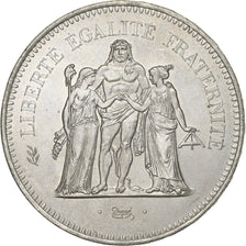 Francia, Hercule, 50 Francs, 1977, Paris, EBC+, Plata, KM:941.1, Gadoury:882