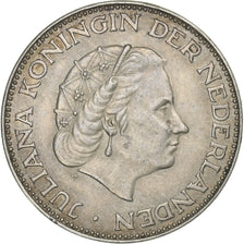 Netherlands, Juliana, 2-1/2 Gulden, 1959, AU(55-58), Silver, KM:185