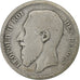 Bélgica, Leopold II, 2 Francs, 1868, Plata, BC+