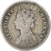 INDIA-BRITS, Victoria, 2 Annas, 1889, Bombay, Zilver, FR+, KM:488