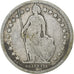 Zwitserland, Franc, 1877, Bern, Zilver, ZG+, KM:24