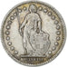 Zwitserland, Franc, 1910, Bern, Zilver, ZF, KM:24