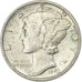 Stati Uniti, Dime, Mercury Dime, 1943, U.S. Mint, Argento, MB+, KM:140