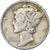 United States, Dime, Mercury Dime, 1939, U.S. Mint, Silver, VF(20-25), KM:140