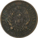 Argentine, 2 Centavos, 1884, Bronze, TTB, KM:33