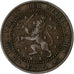 Niederlande, William III, Cent, 1884, Bronze, S+, KM:107.1