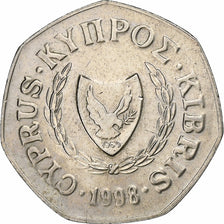 Cipro, 50 Cents, 1998, Rame-nichel, SPL, KM:66