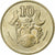 Cyprus, 10 Cents, 1998, Nickel-brass, PR+, KM:56.3