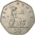 Wielka Brytania, Elizabeth II, 50 New Pence, 1969, Miedź-Nikiel, AU(50-53)