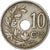 Bélgica, 10 Centimes, 1925, Cobre-níquel, EF(40-45), KM:86