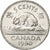 Canada, Elizabeth II, 5 Cents, 1980, Royal Canadian Mint, Nikiel, AU(55-58)