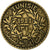 Tunesien, Anonymous, 2 Francs, 1921/AH1340, Paris, Aluminum-Bronze, SS, KM:248