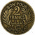 Tunesien, Anonymous, 2 Francs, 1921/AH1340, Paris, Aluminum-Bronze, SS, KM:248