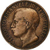 Włochy, Vittorio Emanuele III, 10 Centesimi, 1911, Rome, Brązowy, AU(50-53)